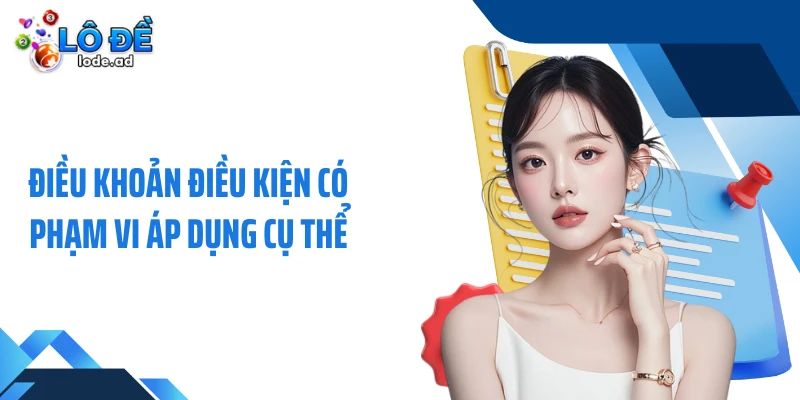 Điều khoản điều kiện có phạm vi áp dụng cụ thể