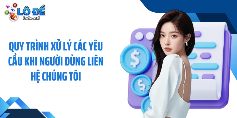 Quy trình xử lý các yêu cầu khi người dùng liên hệ chúng tôi